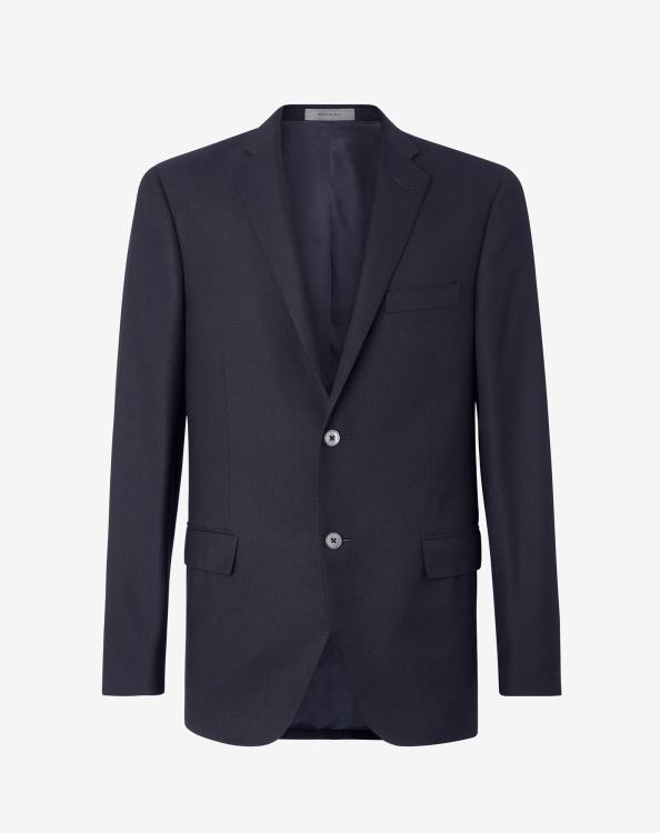 J6HDZ60 μπλε άνδρες είδη ένδυσης Corneliani μάλλινο σακάκι με δύο κουμπιά