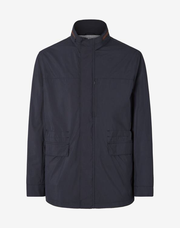 J6HDZ98 ναυτικό μπλε άνδρες είδη ένδυσης Corneliani αδιάβροχο ύφασμα καμπάνα