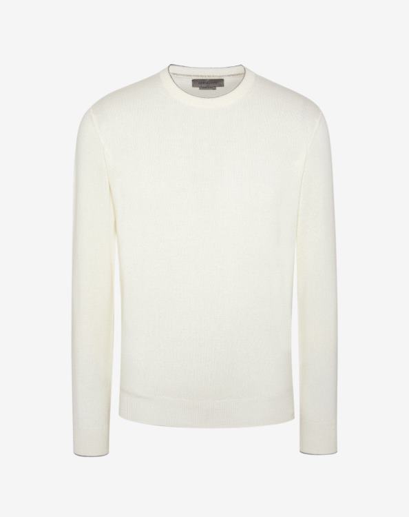 J6HDZ134 άσπρο άνδρες είδη ένδυσης Corneliani κασμίρ ζιβάγκο